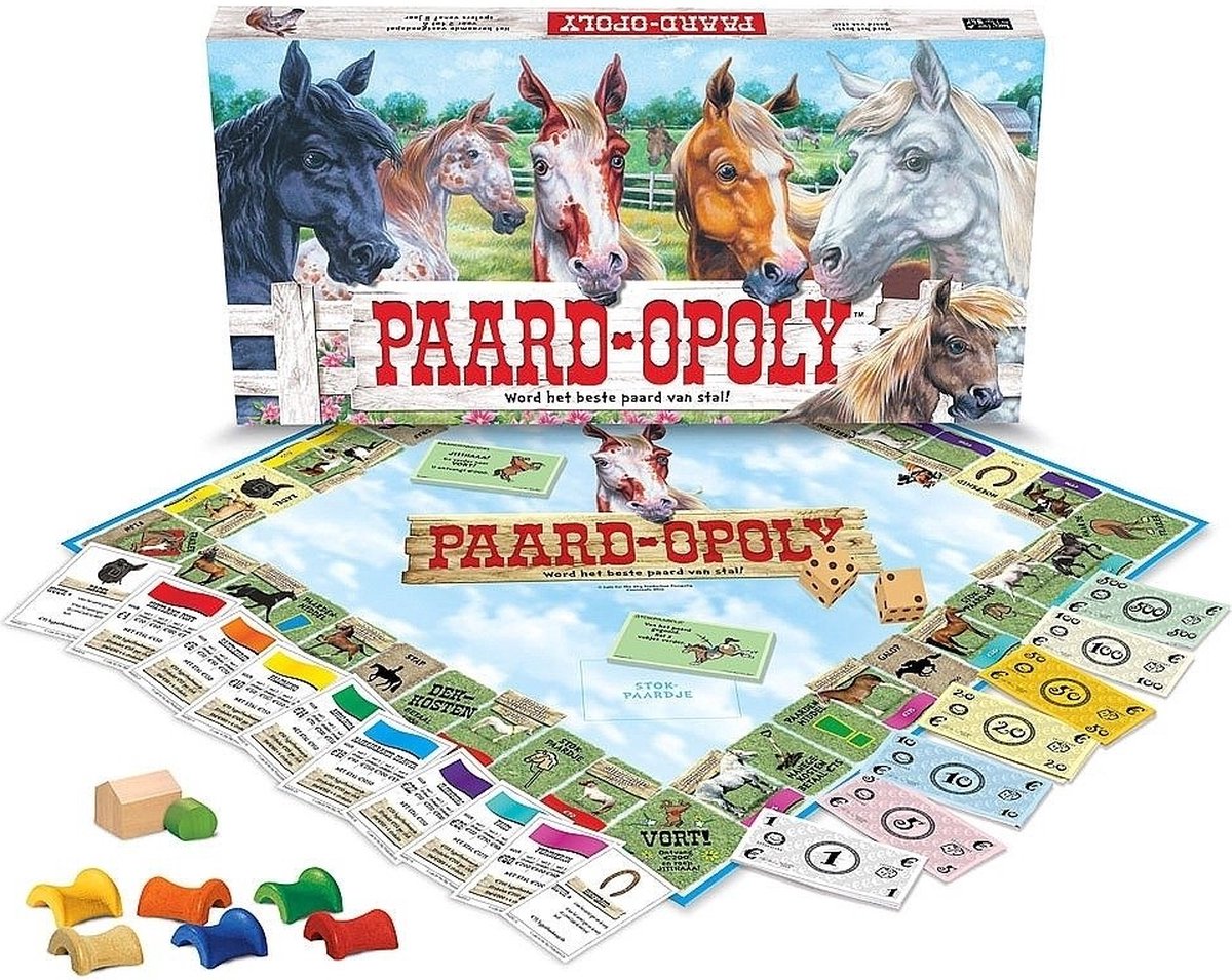 Rand Blaast op bladzijde Paardopoly - Gezelschapsspel | Games | bol.com