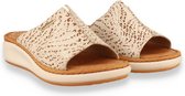 FLY FLOT  Fly Flot dames slipper ecru GRAU 41