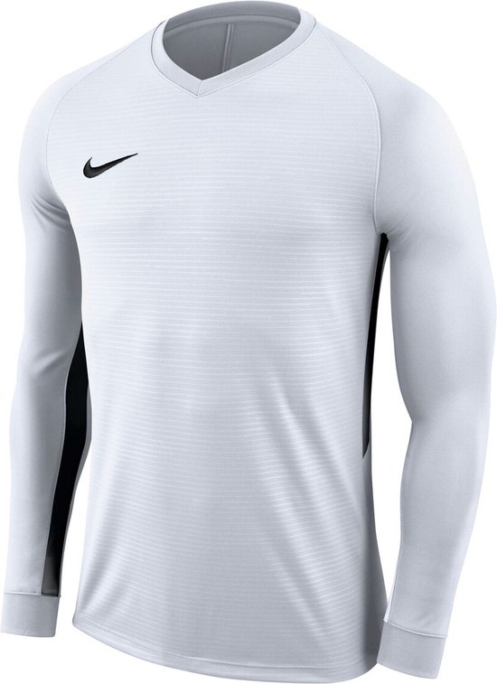 Nike - Dry Tiempo Premier LS Shirt - Voetbalshirt Wit-XXL