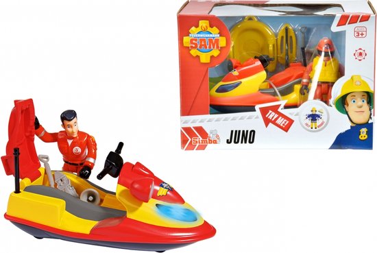 Brandweerman Sam - Juno - Jet Ski - Speelgoedvoertuig - vanaf 3 jaar |  bol.com