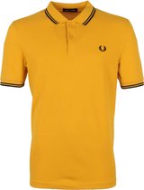 Fred Perry - Polo M3600-P28 Geel - Slim-fit - Heren Poloshirt Maat L