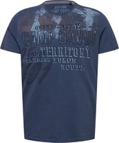 Camp David shirt Blauw-Xl