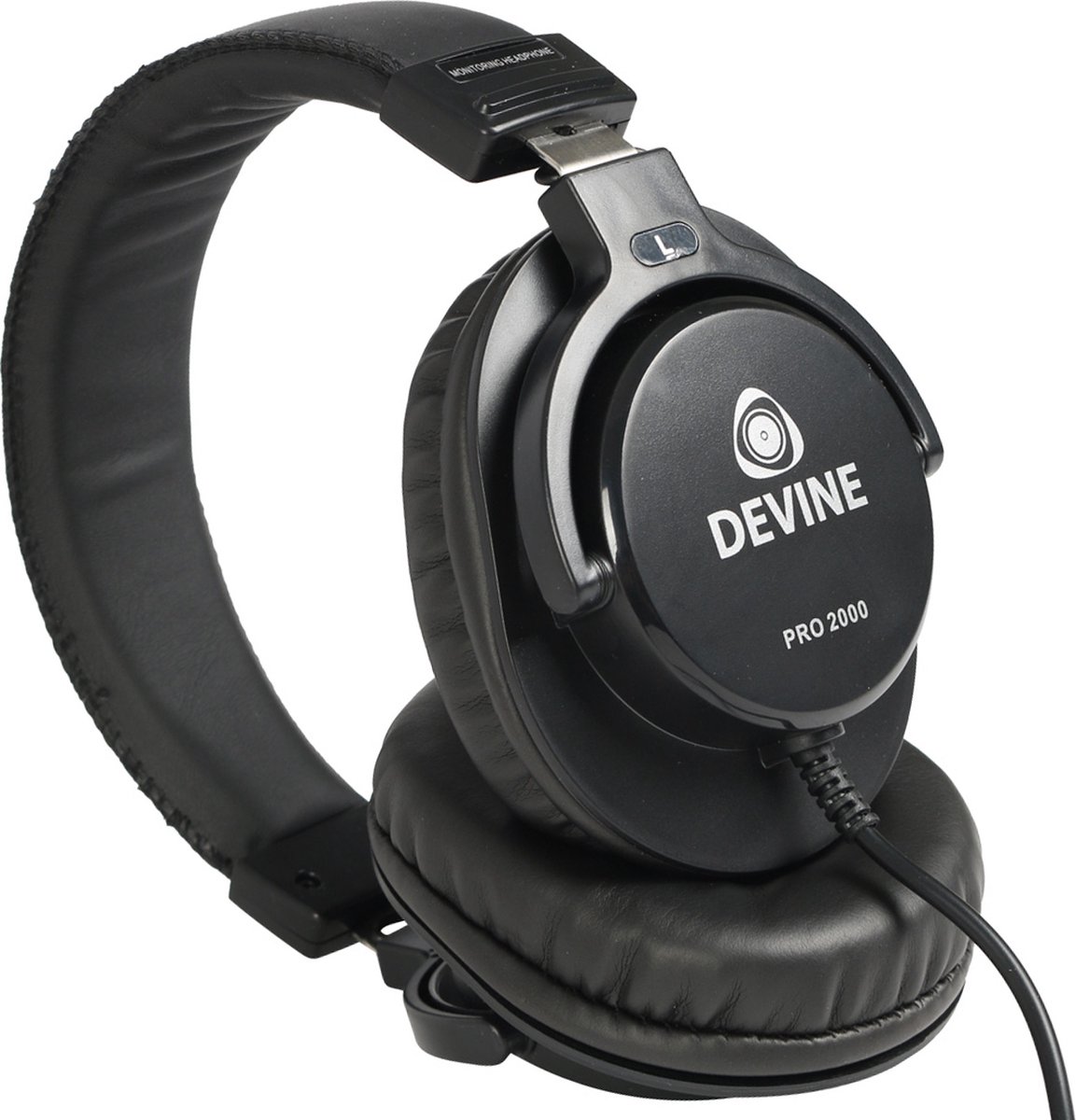 Devine PRO 2000 Hoofdtelefoon Over Ear Zwart - afbeelding 3