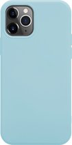 Coverzs Pastel siliconen hoesje geschikt voor Apple iPhone 12 Pro Max - blauw