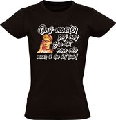 Ons moeder zeej nog doe da nou niet maar ik dee het toch Dames t-shirt | Jan Biggel | borrel | feest | carnaval | grappig | cadeau | Zwart