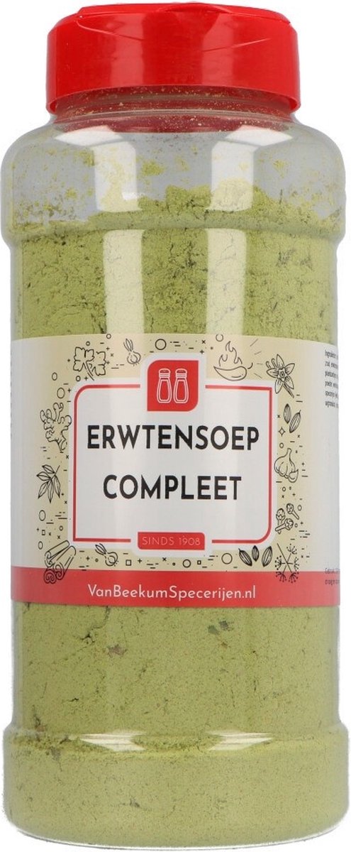 Goedkoopste Van Beekum Specerijen - Erwtensoep Compleet - Strooibus 510 Gram