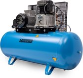 Huvema - V-snaar aangedreven zuigercompressor met oliesmering 400 V - 270 liter - 4.0 kW - HU 300-598 met grote korting
