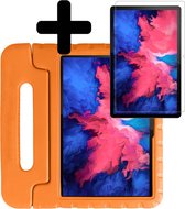 Hoes Geschikt voor Lenovo Tab P11 Hoes Kinder Hoesje Kids Case Kinderhoes Shockproof Met Screenprotector - Hoesje Geschikt voor Lenovo Tab P11 Hoesje Kidscase - Oranje