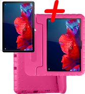 Lenovo Tab P11 Hoes Met Screenprotector - Lenovo Tab P11 Kinderhoes - Kindvriendelijke Lenovo Tab P11 Cover Kids Case - Roze
