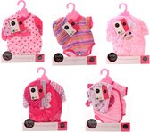 Poppenkleren voor 40-45 cm poppen op hanger
