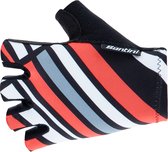 Santini Fietshandschoenen zomer Zwart Dames - Raggio Cycling Gloves Black - L