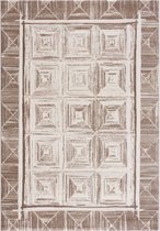 Magic Floor - Tapijt - Woonkamer - Vloerkleed Gabardin 11893 - Beige - Polyester - (150x80cm)