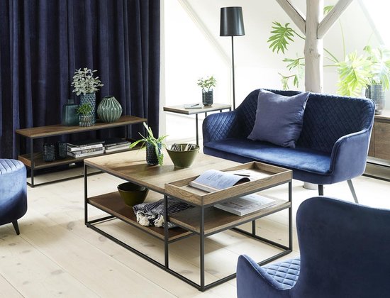 Loveseat fluweel deals