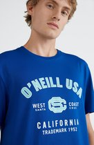 O'Neill T-Shirt Men STATE Surf The Web Blue Xs - Surf The Web Blue 100% Katoen Round Neck