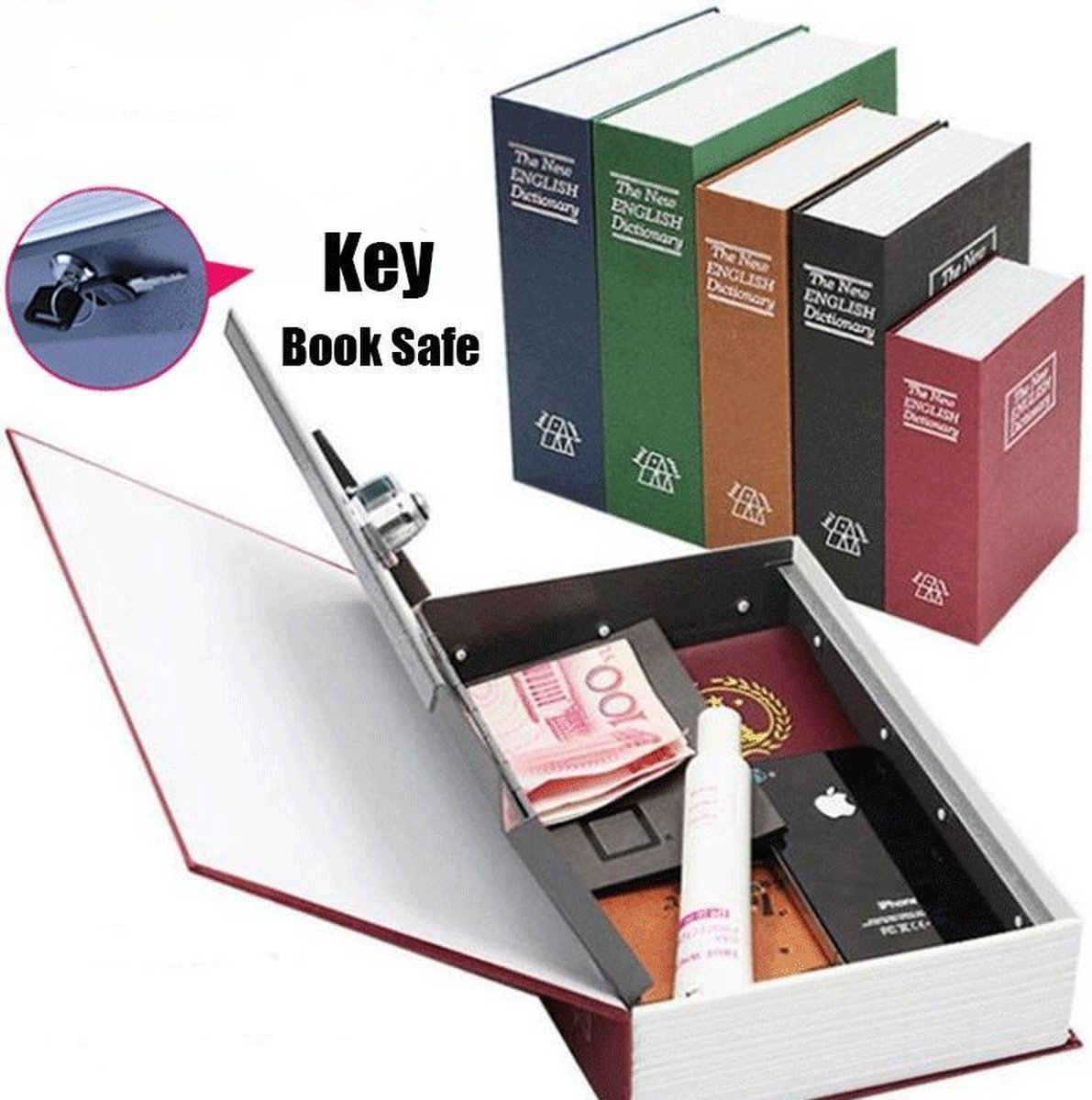 Decopatent® Book Safe XL - Coffre-fort secret - Coffre-fort pour