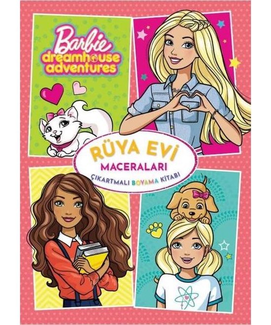 Barbie Rüya Evi Maceraları Çıkartmalı Boyama Kitabı