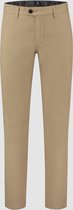 Broek Fonda Chino Pants Dashline Stripe Khaki