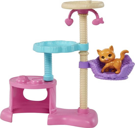 Barbie Kattenspeelplek - Speelfigurenset — afbeelding 3