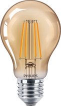 PHILIPS Vintage LED Goud Flame MULTIPACK 2x A35 - 4W E27 Kaarslicht 2500K | Vervangt 35W