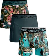 Muchachomalo-3-pack onderbroeken voor mannen-Elastisch Katoen-Boxershorts