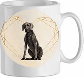 Mok Weimaraner 3.4| Hond| Hondenliefhebber | Cadeau| Cadeau voor hem| cadeau voor haar | Beker 31 CL