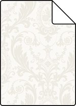Proefstaal Origin Wallcoverings behang ornamenten wit - 346214 - 26,5 x 21 cm