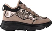 Notre-V 631 Lage sneakers - Leren Sneaker - Dames - Taupe - Maat 37