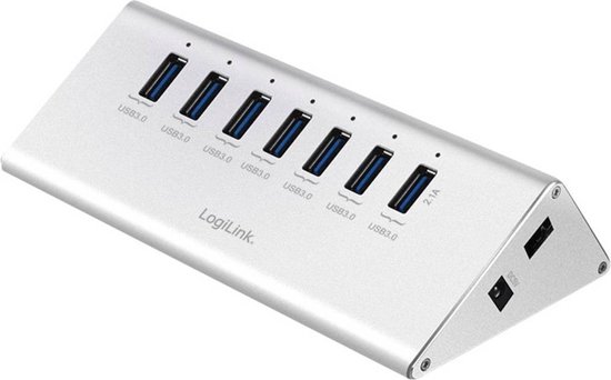 Hub Viatel USB 3.0 - 10 Portes - 48W - 5Gbps - Alimentation Externe -  Lumière LED