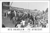 Walljar - HFC Haarlem - FC Utrecht '76 - Muurdecoratie - Plexiglas schilderij