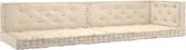 vidaXL Palletvloerkussens 5 st katoen beige