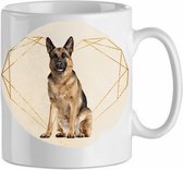 Mok Duitse herder 2.4| Hond| Hondenliefhebber | Cadeau| Cadeau voor hem| cadeau voor haar | Beker 31 CL