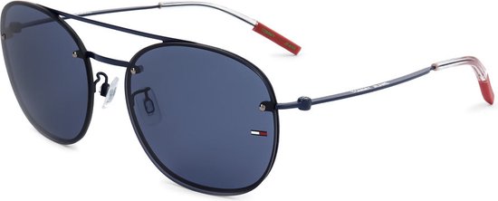 Tommy Hilfiger Blauwe Unisex Zonnebril Met Case van Merkloos — afbeelding 5