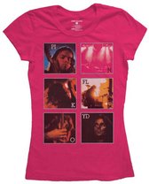 Pink Floyd Dames Tshirt -S- Live Poster Roze