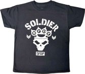 Five Finger Death Punch Kinder Tshirt -Kids tm 8 jaar- Soldier Zwart