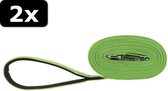 2x - SLEEPLIJN ENKEL GROEN 5MTRX2CM