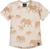 Little elephant t-shirt (camel) (rounded back) /