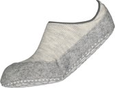 FALKE Cosyshoe dames huissokken - kort model - lichtgrijs (light grey) - Maat: 37-38