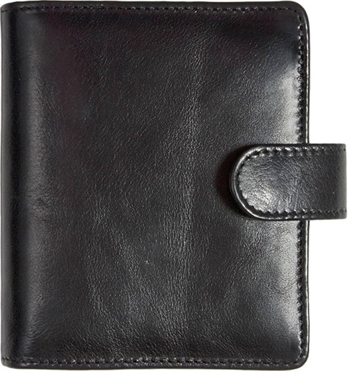 1311-I Pocket organizer – klassiek zwart leer 1 week per 2 paginas 2026-2027-2028