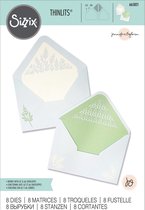 Sizzix Thinlits Snijmal set - Botanic envelope liners