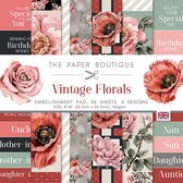 The Paper Boutique Vintage florals embellishment pad