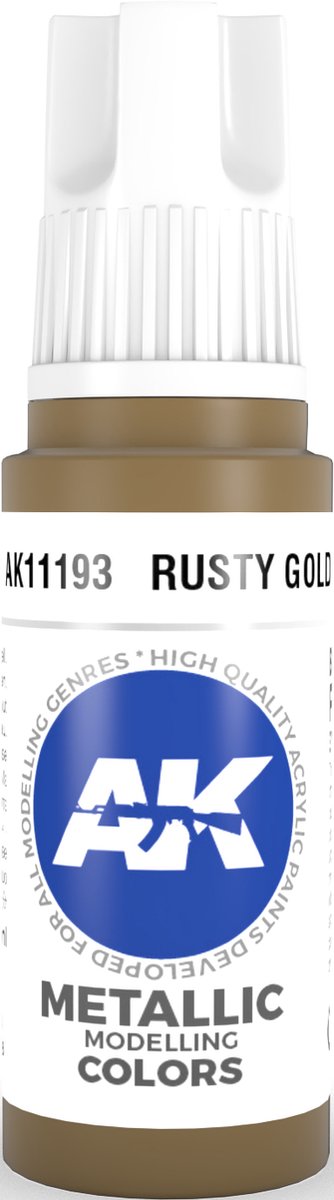 Rusty Gold Acrylic Modelling Color - 17ml - AK-11193