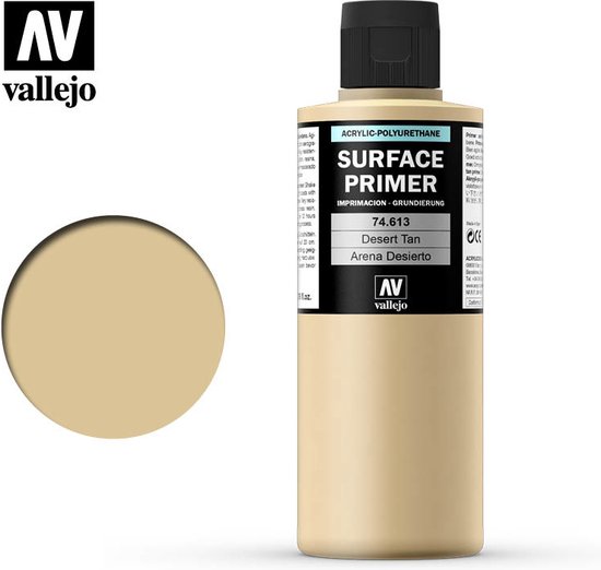 Primer Acrylique Vallejo Desert Tan 17ml - Parfait Pour La Préparation Des Maquettes