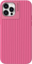 Apple iPhone 12 Pro Hoesje - Nudient - Bold Serie - Hard Kunststof Backcover - Deep Pink - Hoesje Geschikt Voor Apple iPhone 12 Pro