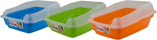 Kattenbak open model met rand