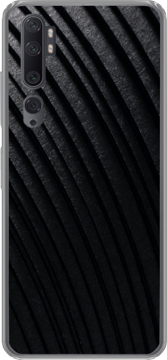Geschikt voor Xiaomi Mi Note 10 hoesje - Papier - Schaduw - Abstract - Siliconen Telefoonhoesje