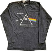 Pink Floyd - Dark Side Of The Moon Courier Longsleeve shirt - L - Zwart