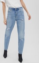 Vero Moda VMBRENDA HR STRAIGHT JEANS - Medium Blue Blue