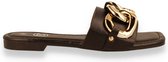 Mode-Mania dames slipper zwart ZWART 36