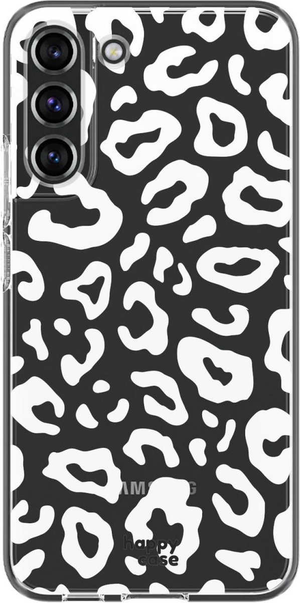 HappyCase Hoesje Flexibel TPU Luipaard Print Geschikt voor Samsung Galaxy S22