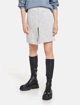 TAIFUN Dames Rok met wikkellook Offwhite gemustert-46